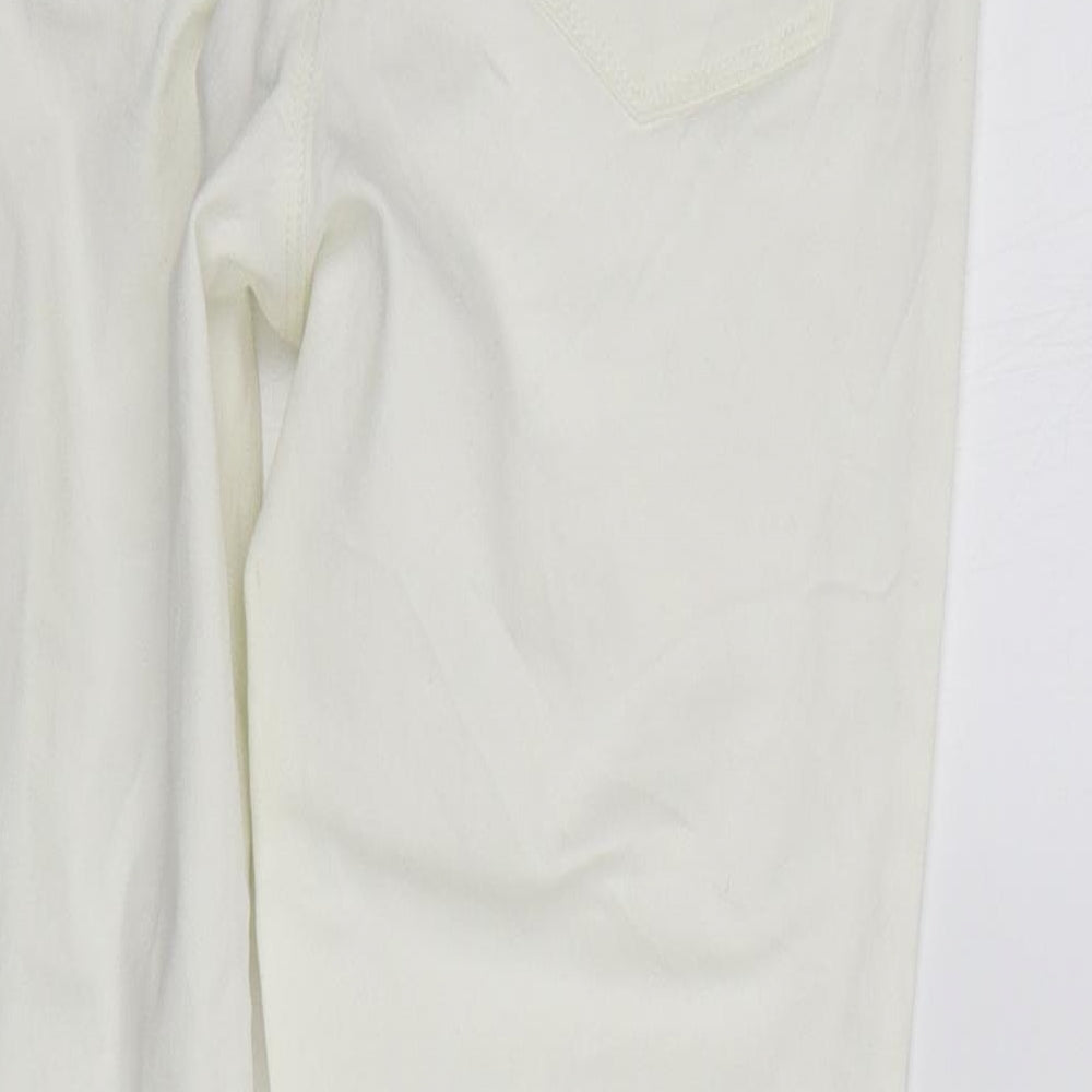 Marks and Spencer Womens White   Jegging Jeans Size 12 L28 in