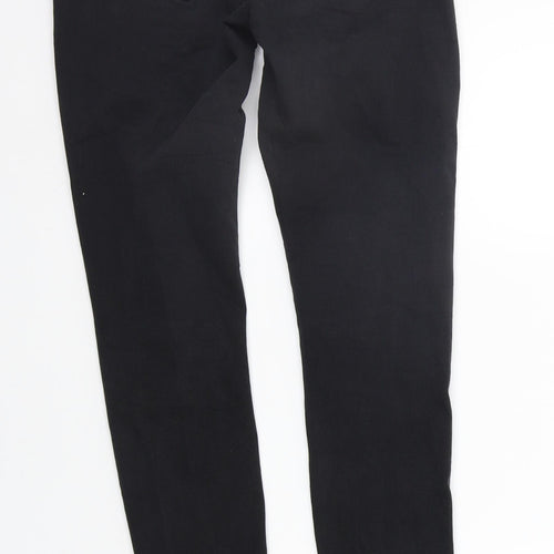 deniem co Womens Black   Trousers  Size 10 L27 in