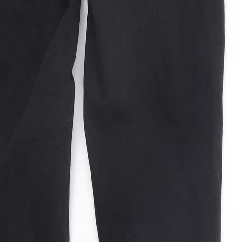 deniem co Womens Black   Trousers  Size 10 L27 in