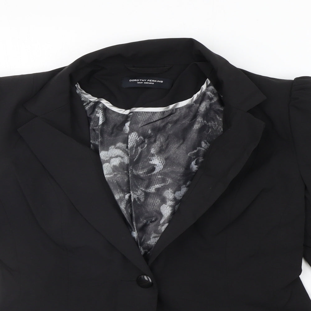 Dorothy Perkins Womens Black   Jacket Suit Jacket Size 12