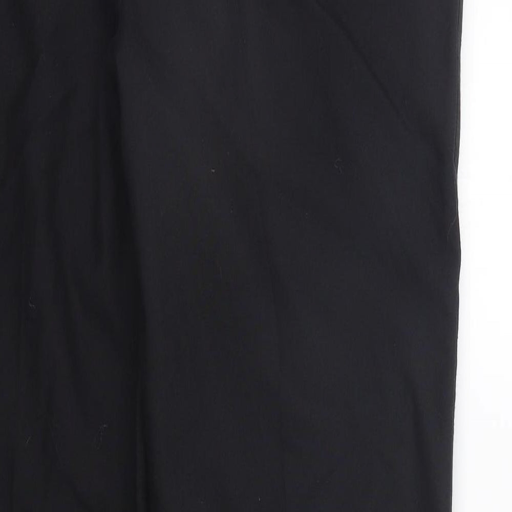 st Michael Mens Black   Trousers  Size 36 in L33 in