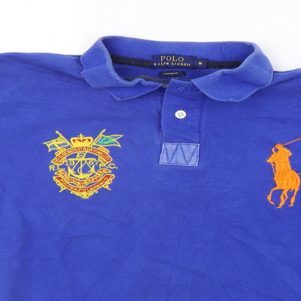 Ralph Lauren Mens Blue    Polo Size M