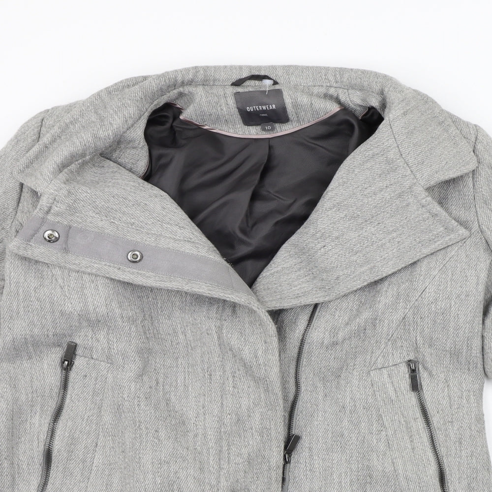 NEXT Womens Grey   Jacket Coat Size 10
