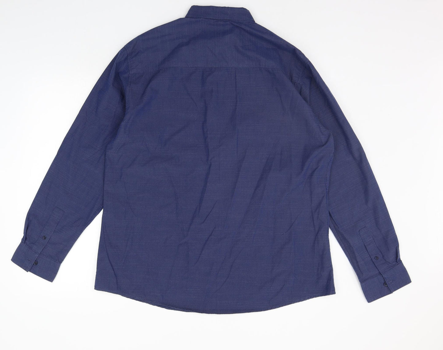 Silver Eight Mens Blue    Button-Up Size XL