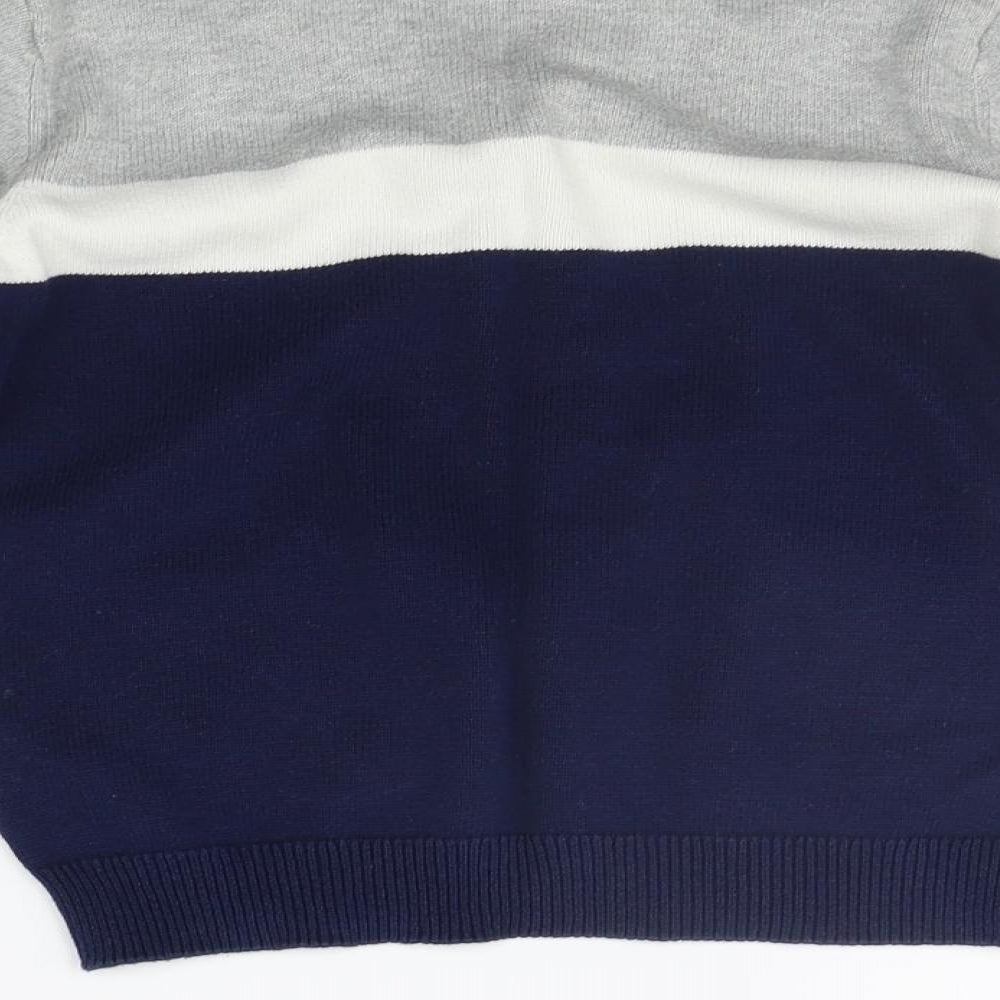 H&M Boys Blue   Cardigan Jumper Size 7-8 Years