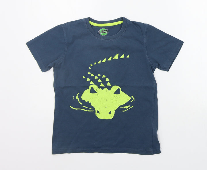moutain warehouse Girls Blue   Basic T-Shirt Size 7-8 Years