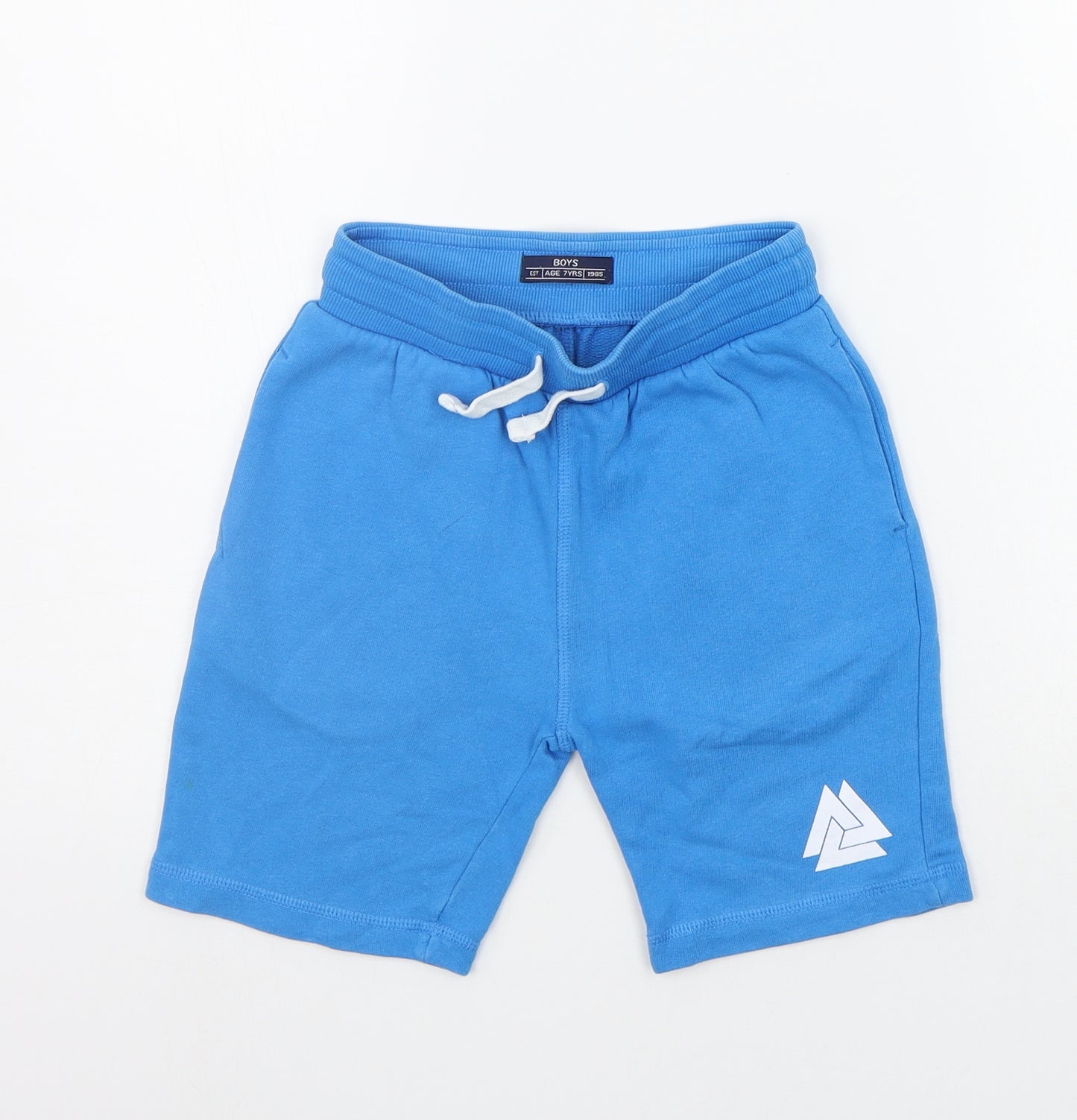 NEXT Boys Blue   Sweat Shorts Size 7 Years - Elasticated Waist