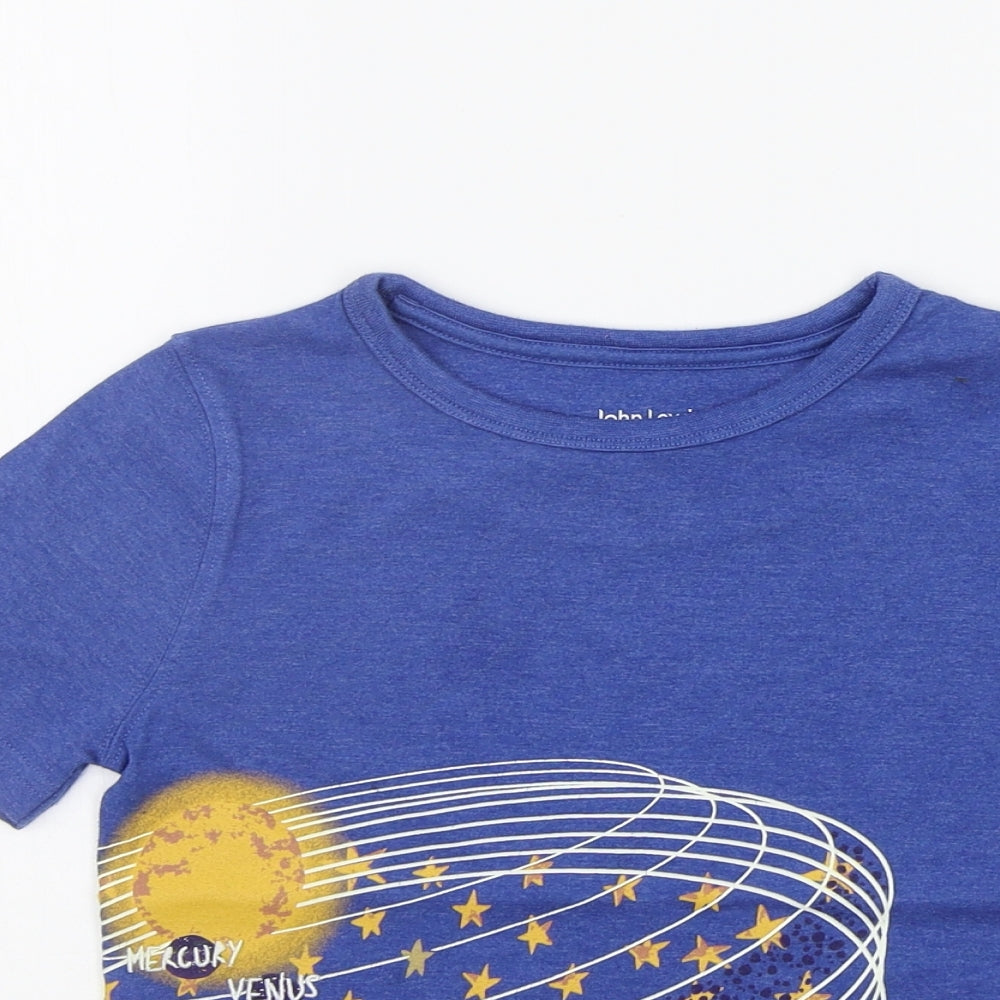 John Lewis Boys Blue   Basic Polo Size 8 Years