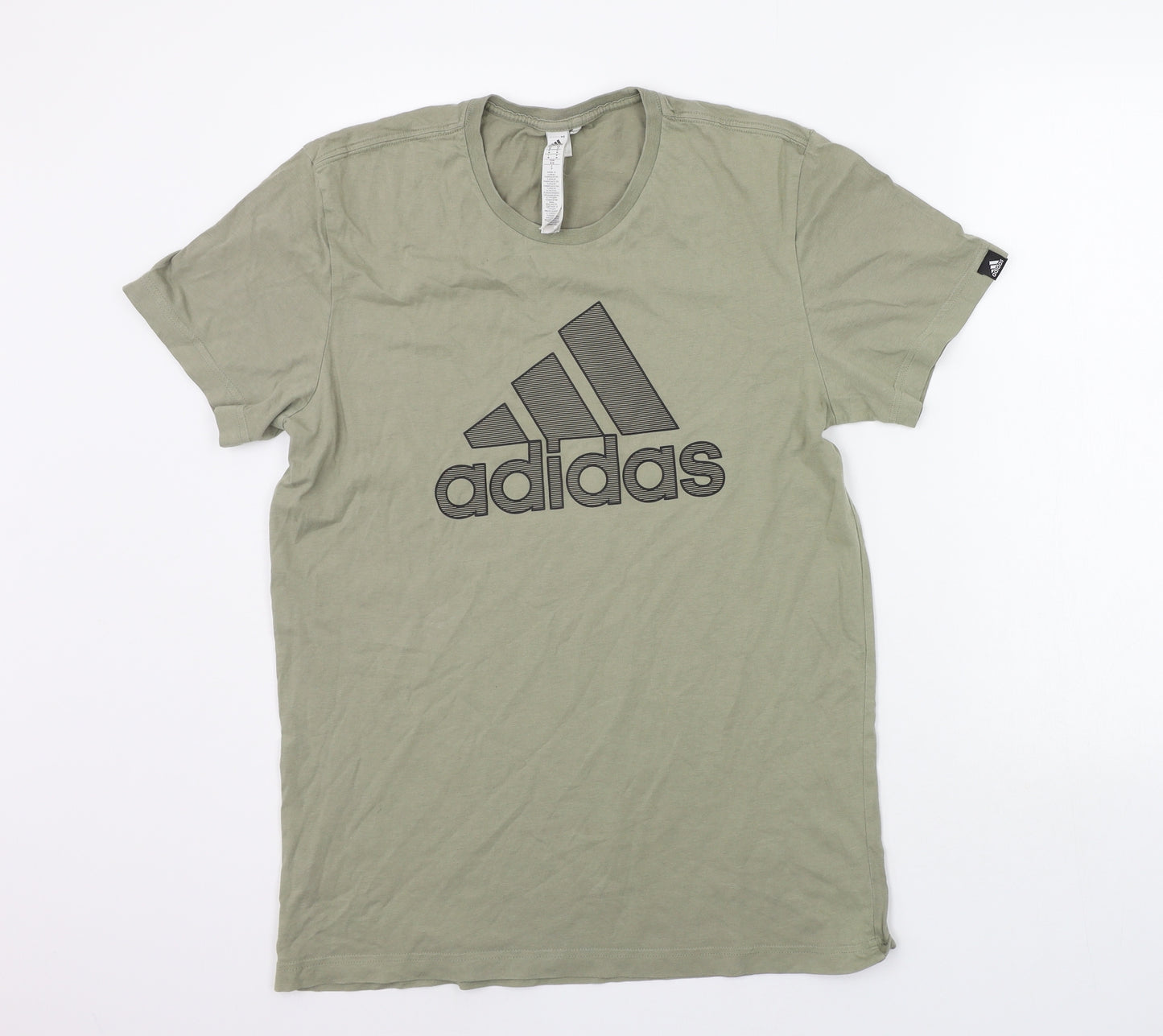 adidas Mens Green    T-Shirt Size M