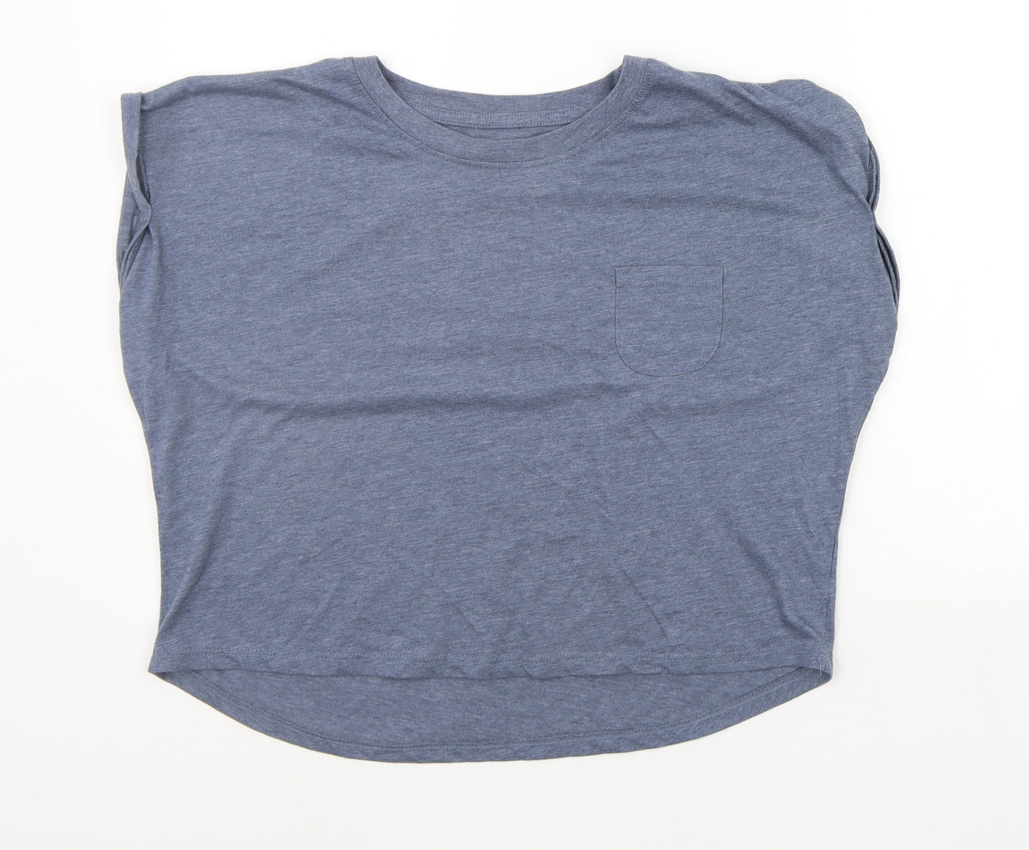 LOVE TO LOUNGE Womens Blue   Basic T-Shirt Size 12