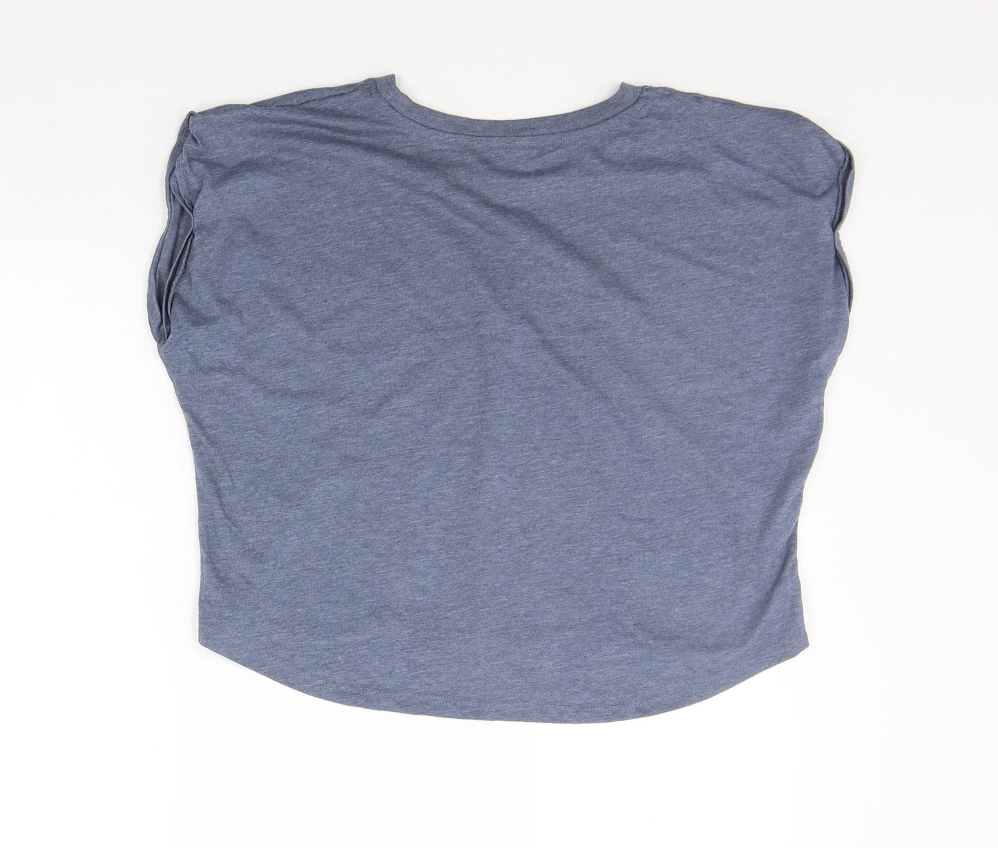 LOVE TO LOUNGE Womens Blue   Basic T-Shirt Size 12