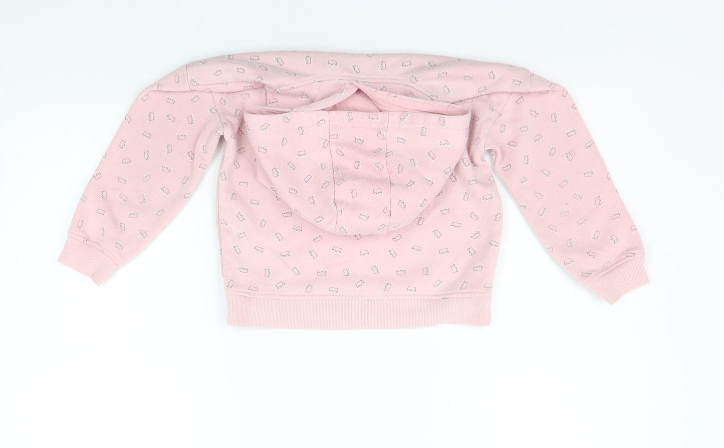 Primark Girls Pink   Pullover Hoodie Size 5-6 Years