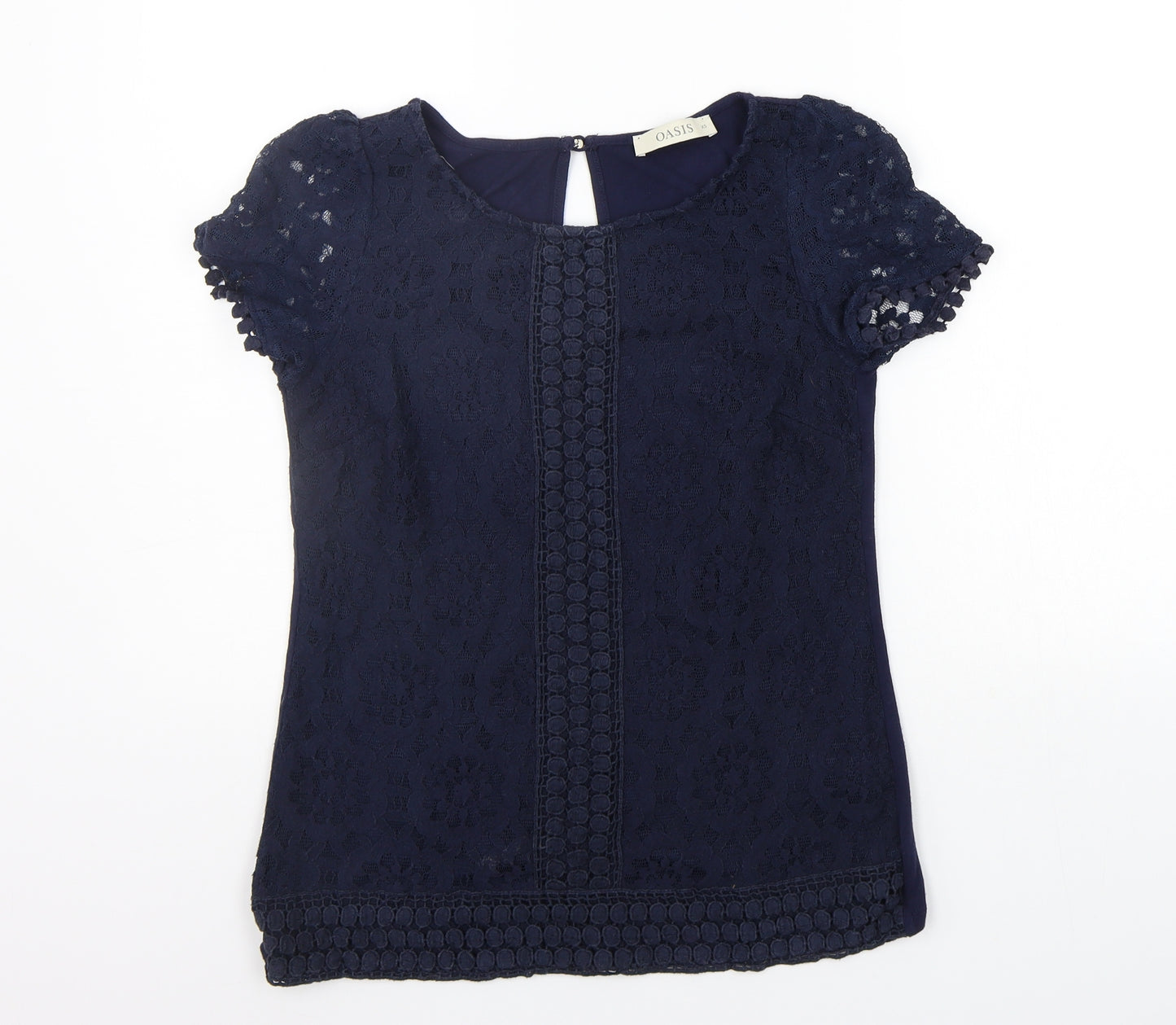 Oasis Womens Blue   Basic T-Shirt Size XS