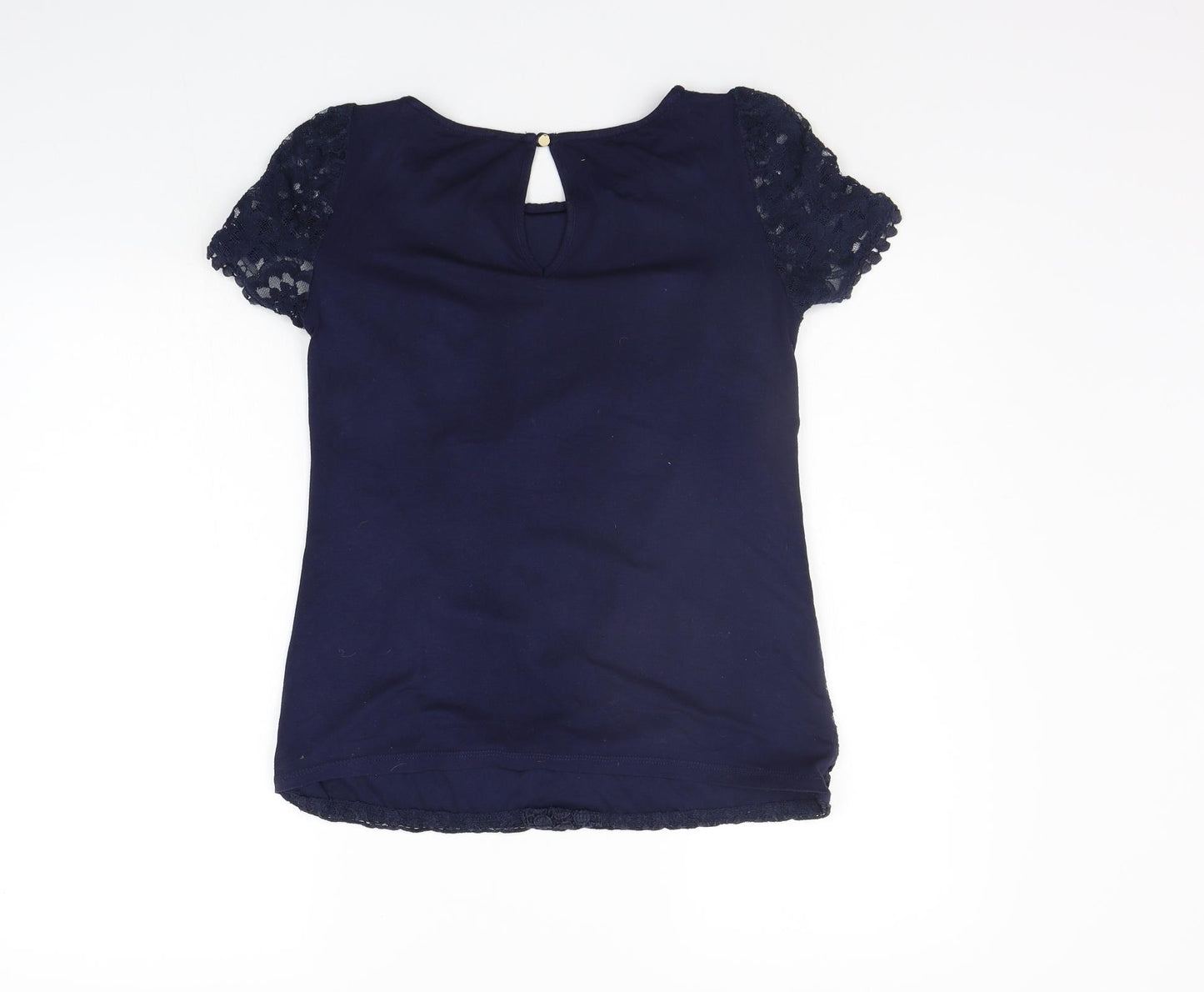 Oasis Womens Blue   Basic T-Shirt Size XS