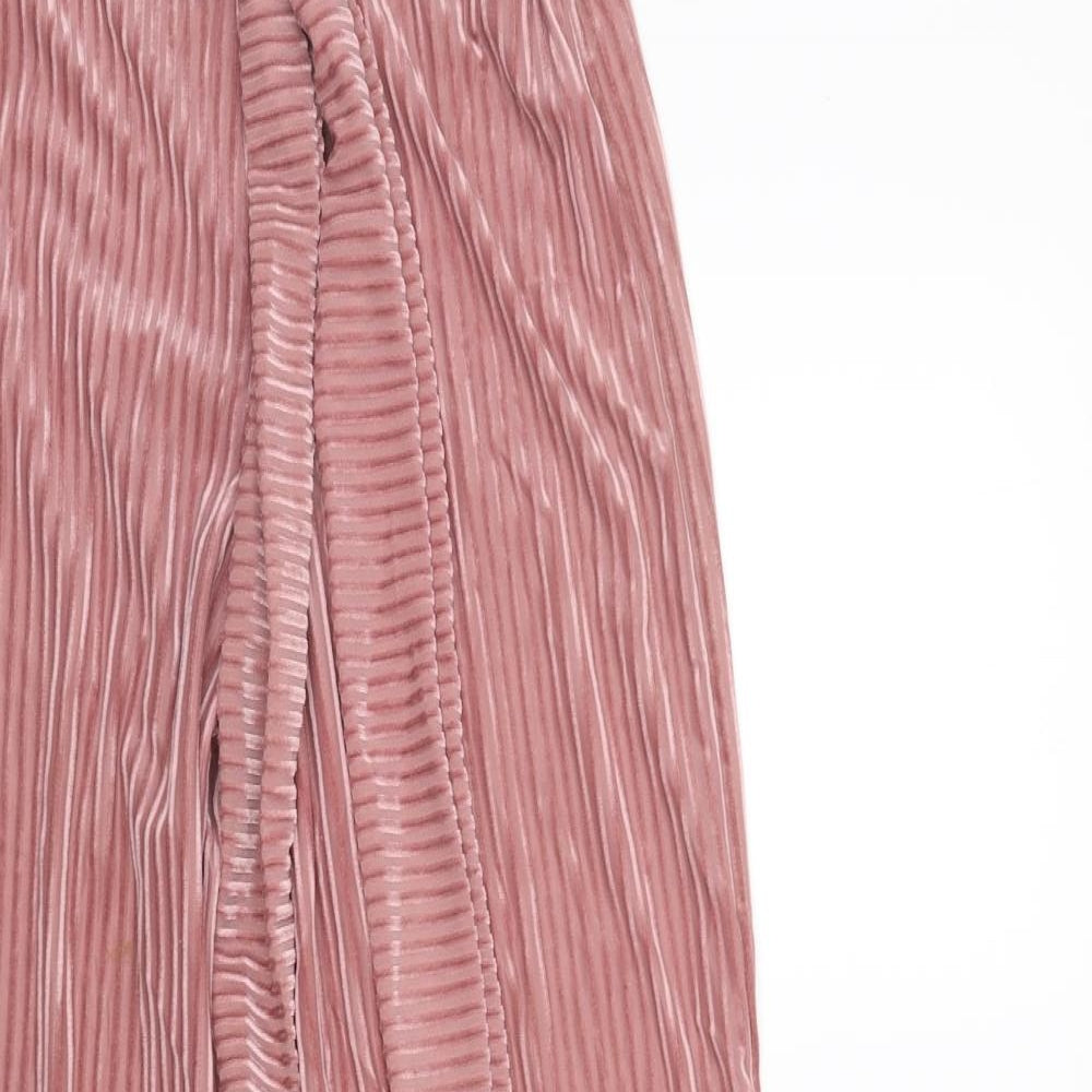 New Look Womens Pink   Trousers  Size 8 L33 in - Elasticated Waist