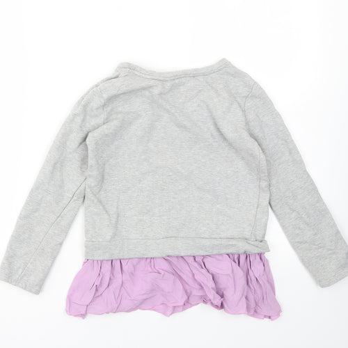 Pumpkin Patch Girls Grey   Pullover Jumper Size 9 Years