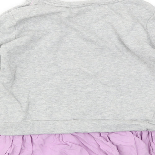 Pumpkin Patch Girls Grey   Pullover Jumper Size 9 Years