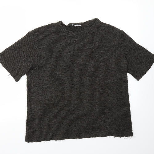 Zara Womens Green   Pullover Jumper Size S