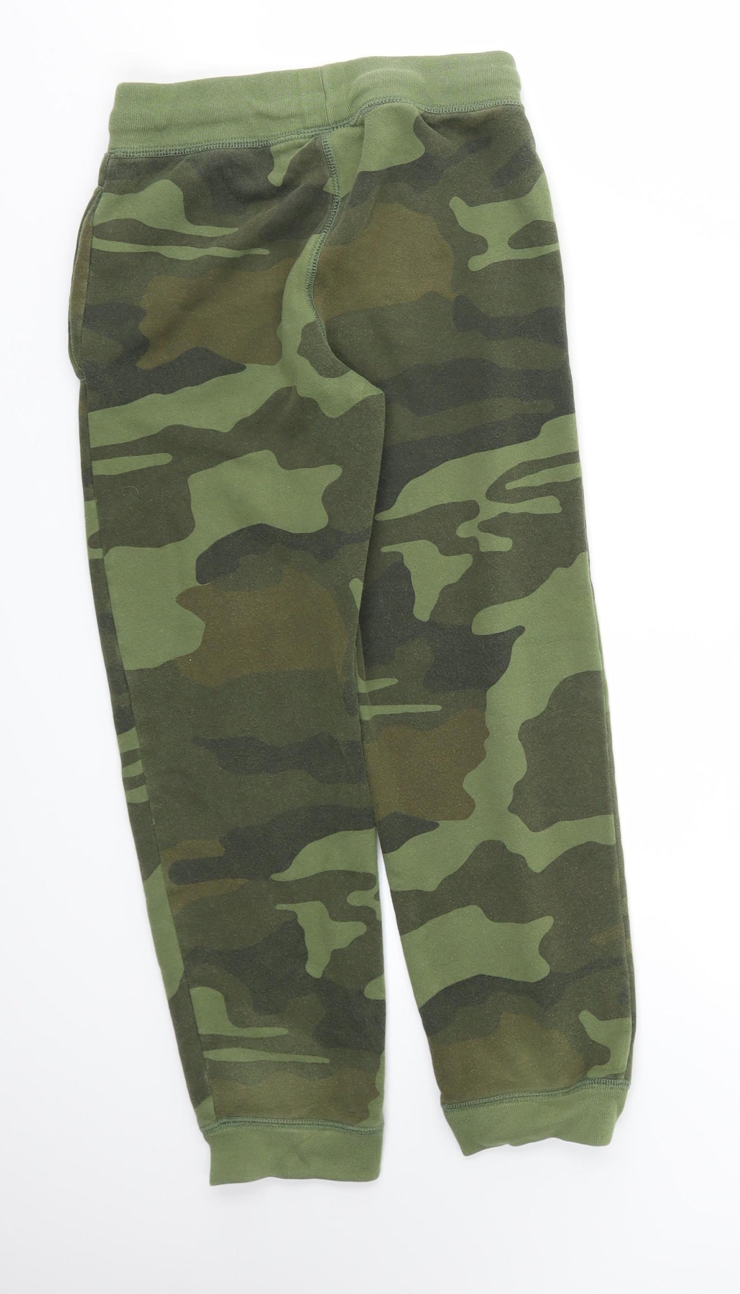 Gap Boys Green Camouflage  Jogger Trousers Size M