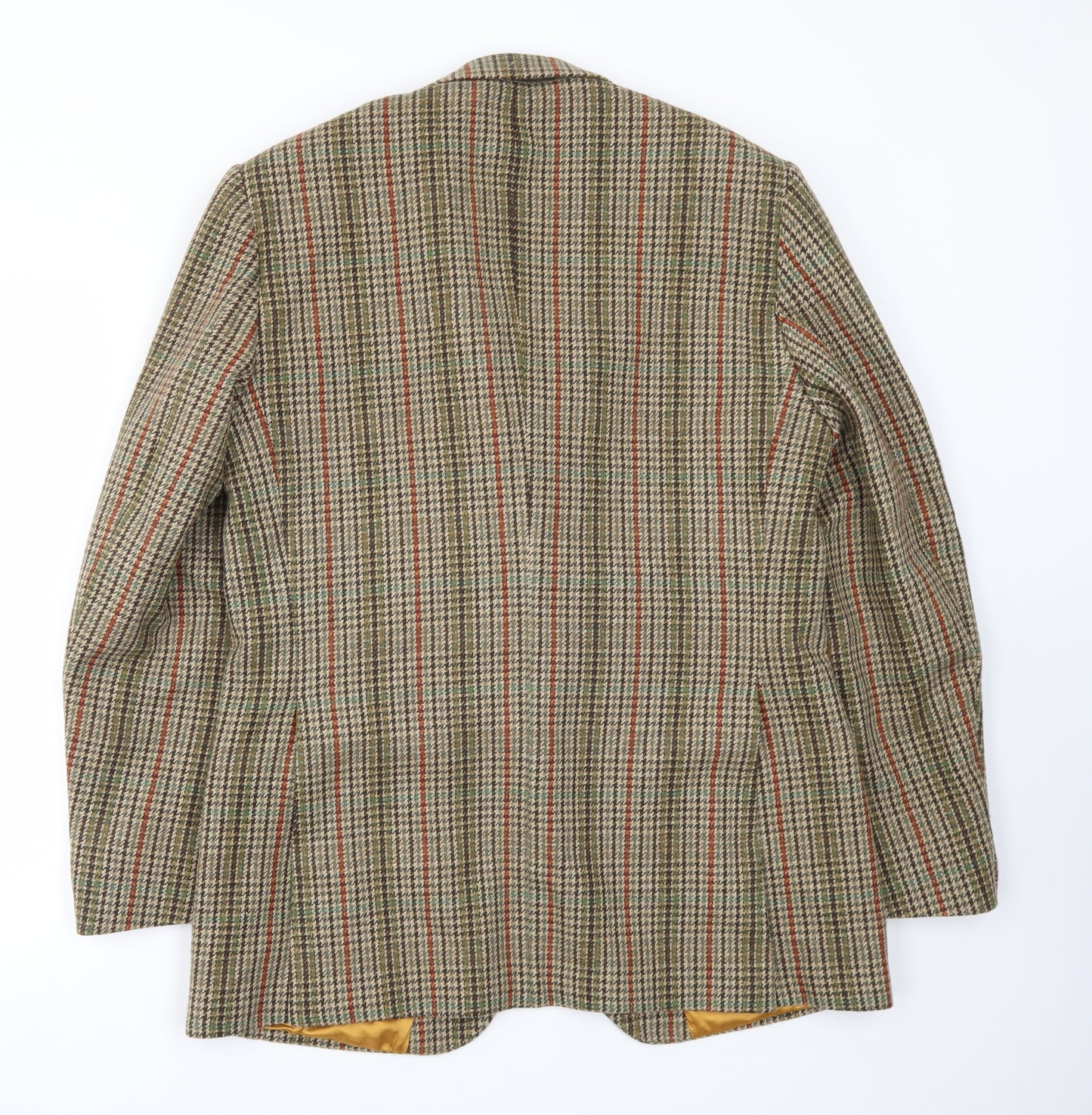 AUTIN REED Mens Brown Check  Jacket Blazer Size 42