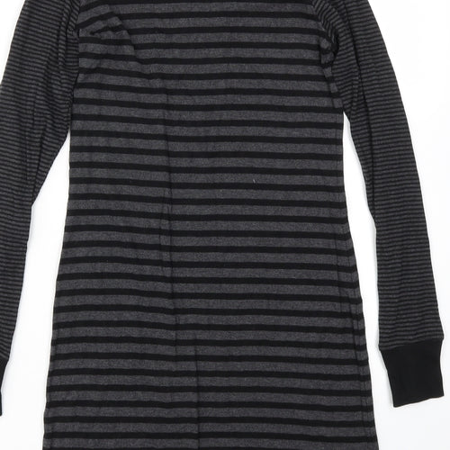 H&M Womens Black Striped  Fit & Flare  Size S