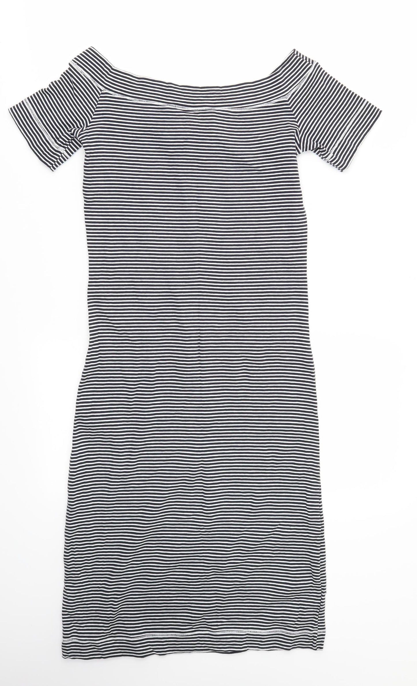 H&M Womens Multicoloured Striped  A-Line  Size S