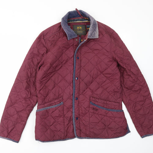 ASYLUM HERITAGE Womens Red   Jacket Coat Size S