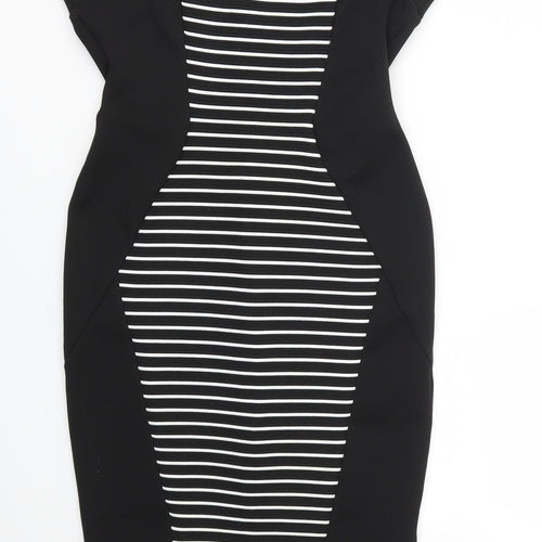 Jessica Womens Multicoloured Striped  A-Line  Size 10