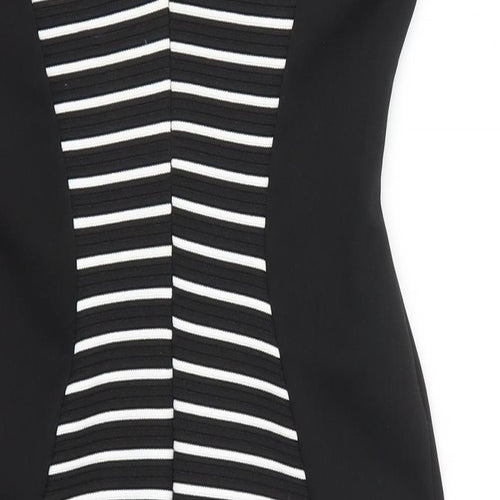 Jessica Womens Multicoloured Striped  A-Line  Size 10
