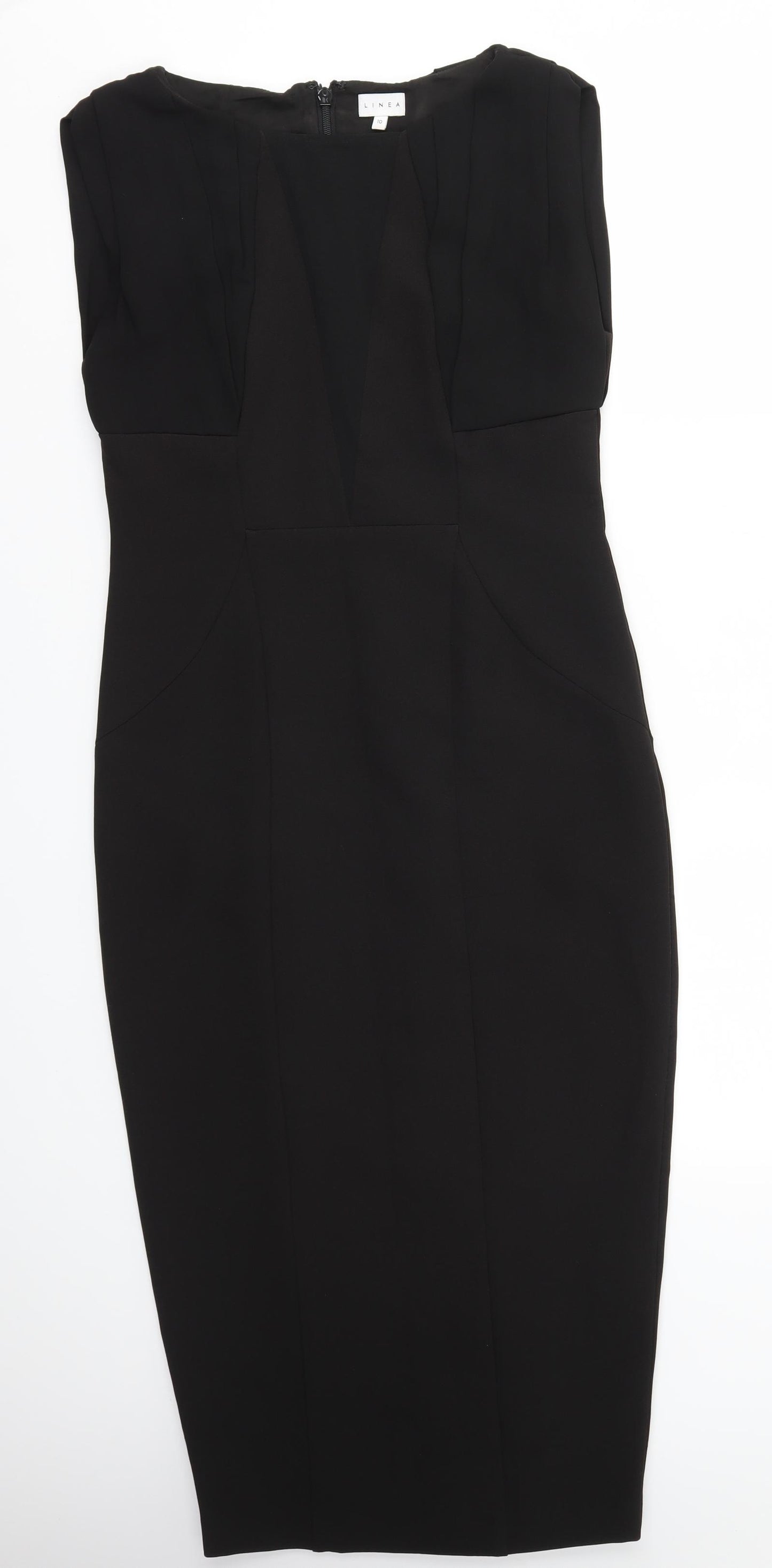 Linea Womens Black   A-Line  Size 10