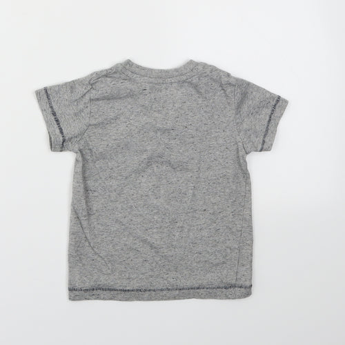 Matalan Boys Grey   Basic T-Shirt Size 12-18 Months