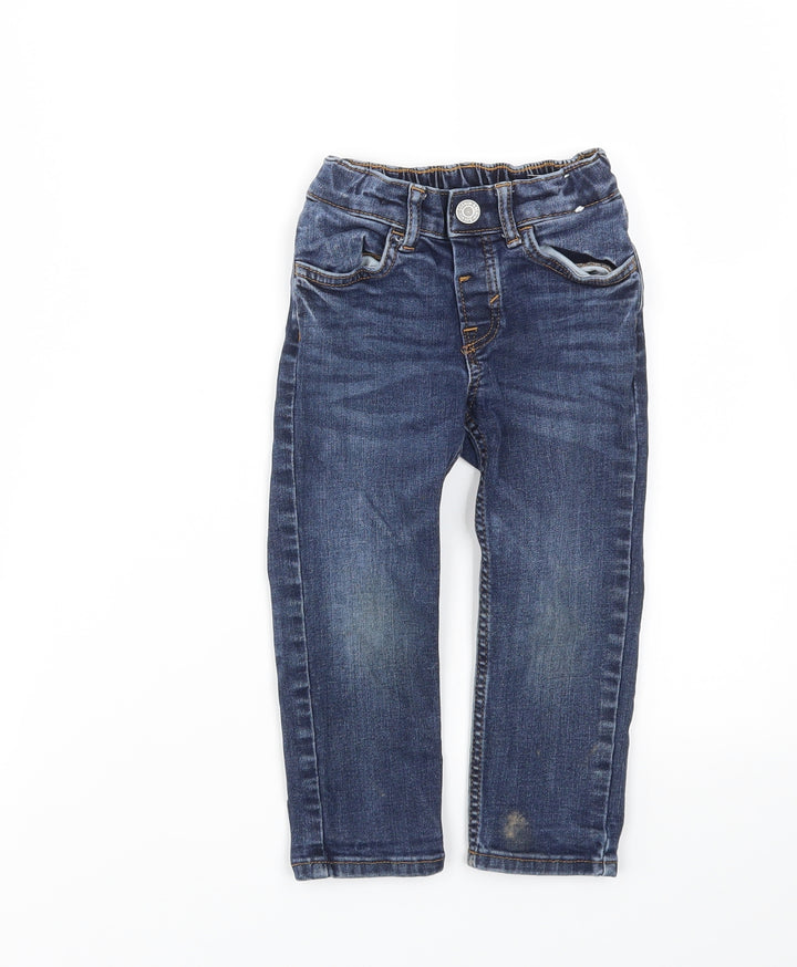 Denim Girls Blue Straight Jeans Size 2-3 Years