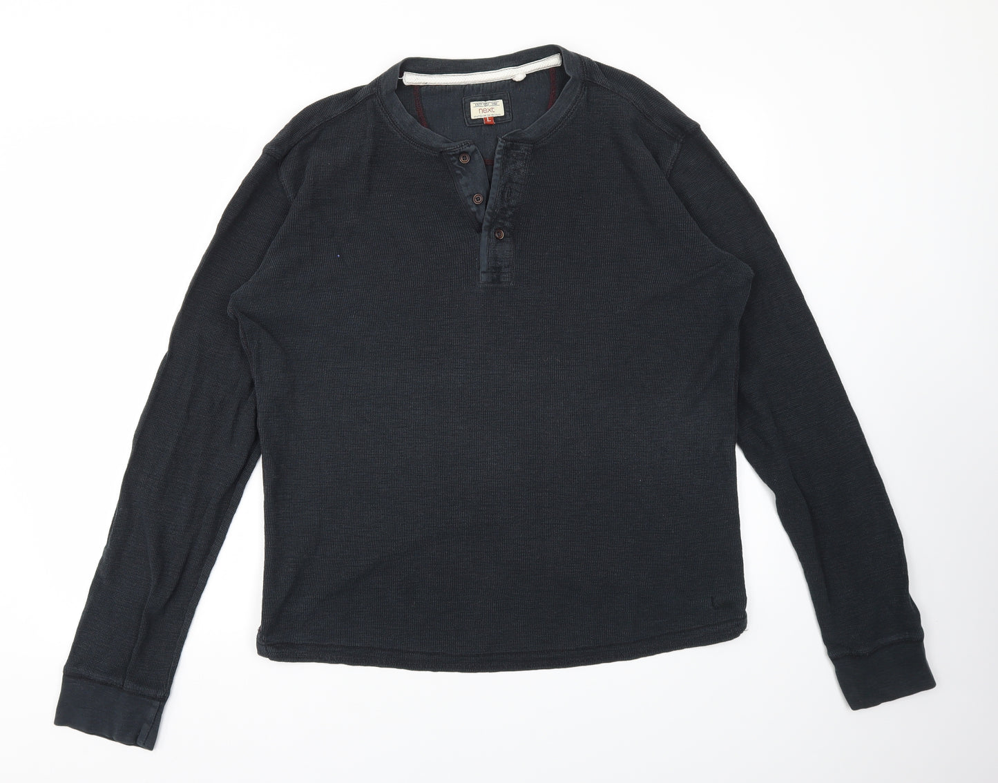 NEXT Mens Black    T-Shirt Size L