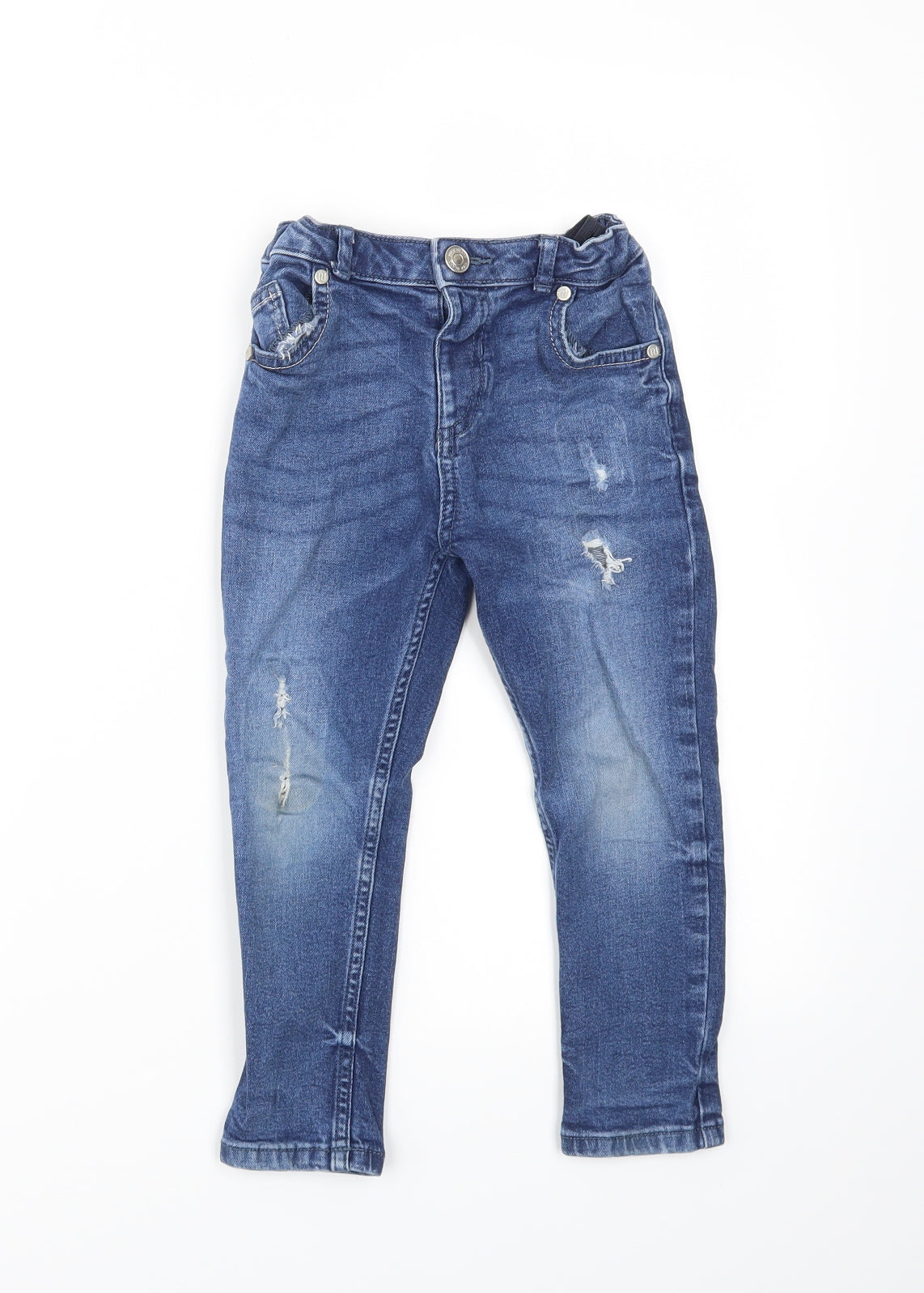 River Island Girls Blue   Skinny Jeans Size 3-4 Years