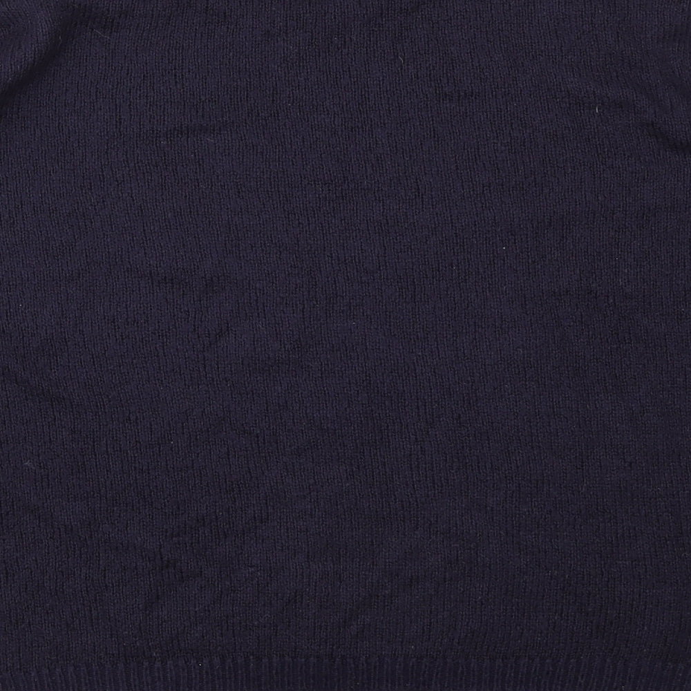 George Womens Blue Animal Print  Pullover Jumper Size 10