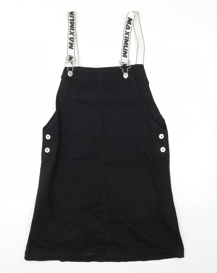 H&M Womens Black Fit & Flare Size 8