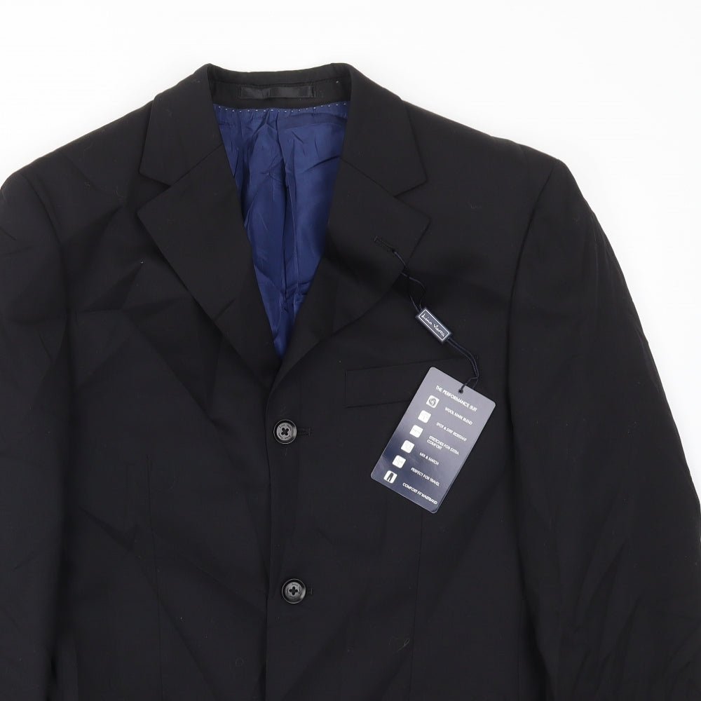 LINO  VIERRA Mens Black   Jacket Blazer Size 40