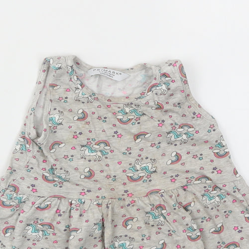 Primark Girls Multicoloured Animal Print  Fit & Flare  Size 2-3 Years