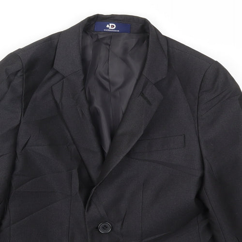 DUCK DOGE  Boys Black   Basic Jacket Blazer Size 7 Years