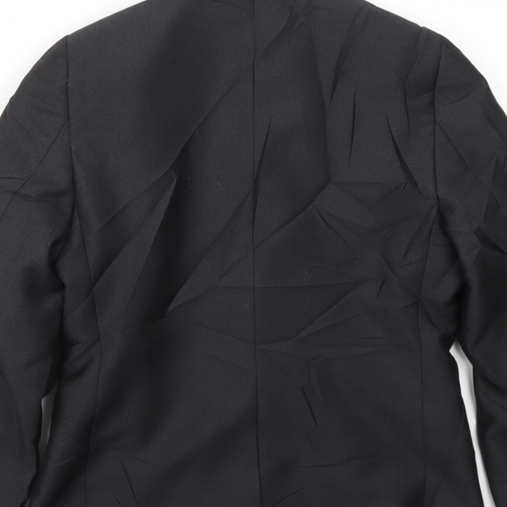 DUCK DOGE  Boys Black   Basic Jacket Blazer Size 7 Years