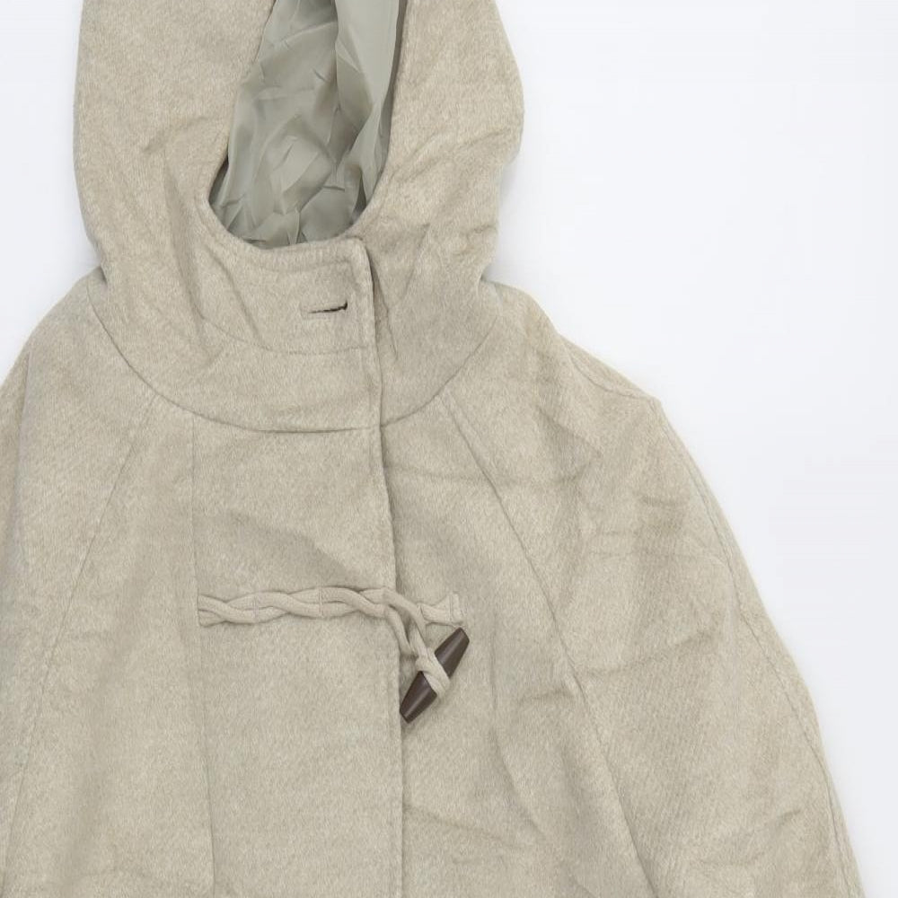 M&S Womens Beige   Jacket Coat Size 8