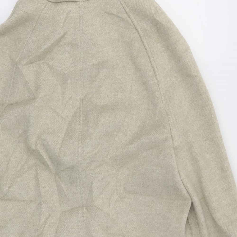 M&S Womens Beige   Jacket Coat Size 8