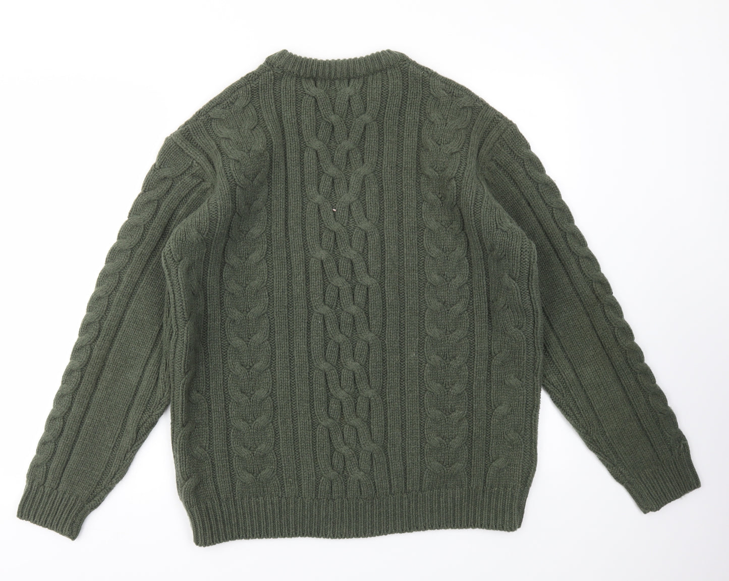 SAMUAL WINDSOR Mens Green   Pullover Hoodie Size L