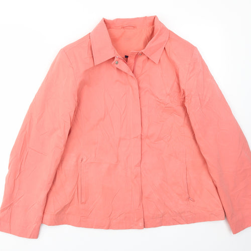 DASH Womens Pink   Jacket Coat Size 16