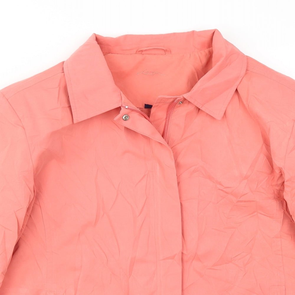 DASH Womens Pink   Jacket Coat Size 16