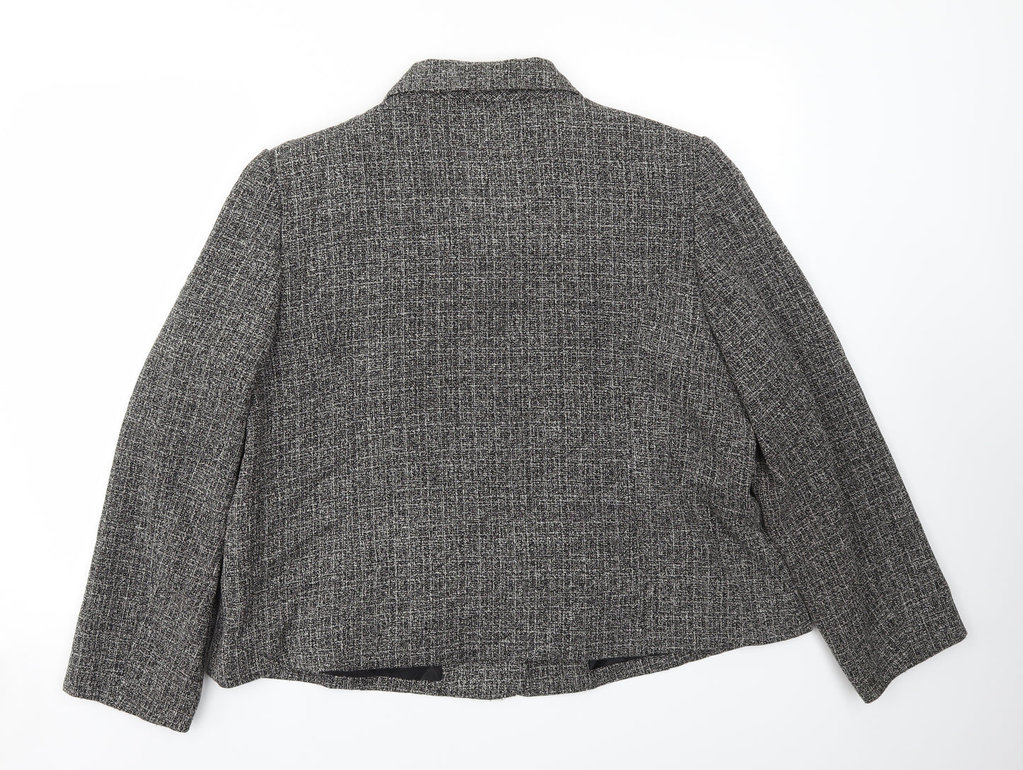 EWM Womens Grey   Jacket Blazer Size 22