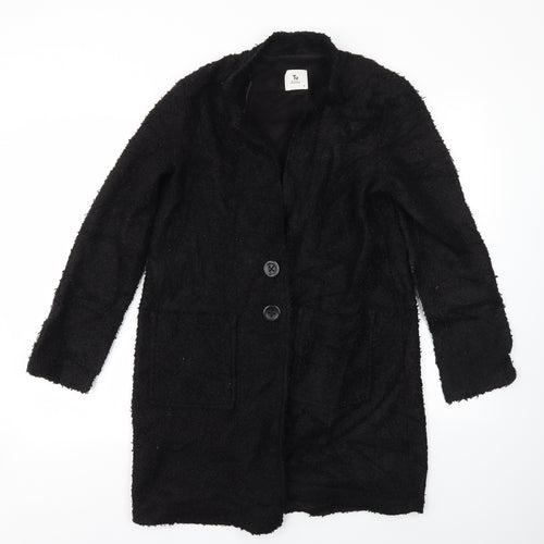TU Womens Black   Jacket Coat Size 8