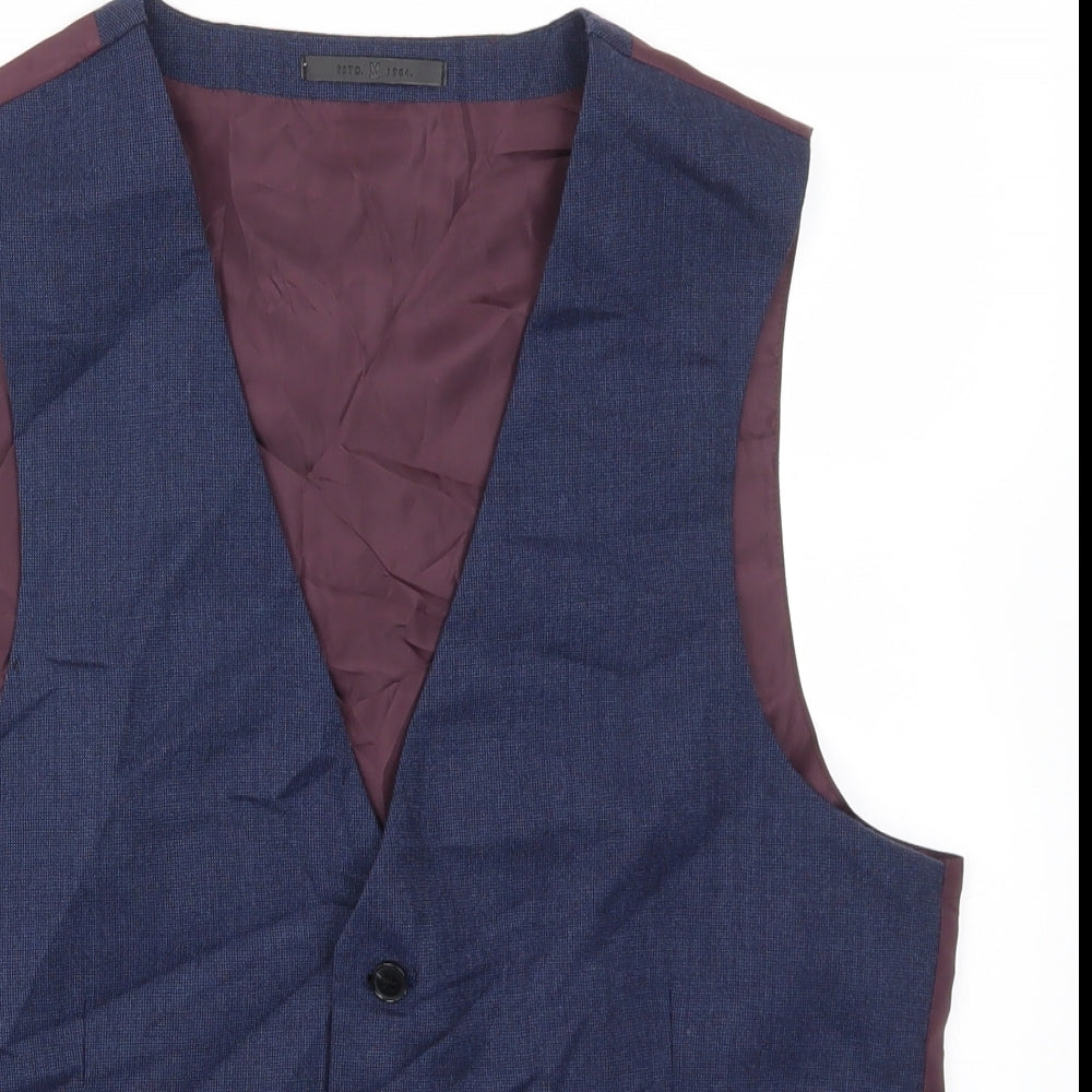 MONTAGUE BURTON  Mens Multicoloured   Jacket Suit Waistcoat Size M
