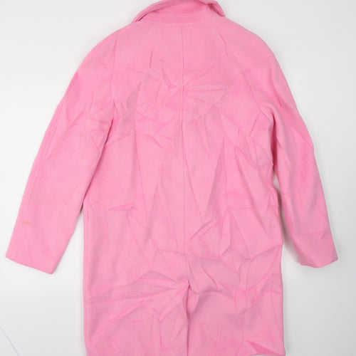 M&S Womens Pink   Jacket Coat Size 12