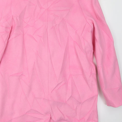 M&S Womens Pink   Jacket Coat Size 12